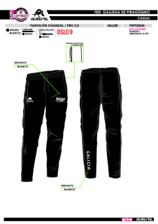 Pant. Chándal PRO 2.0 - Negro 2
