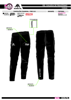 Pant. Chándal PRO 2.0 - Negro 2