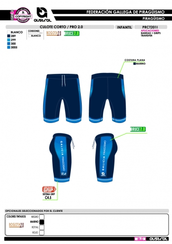 Culote CORTO PRO 2.0 - Marino