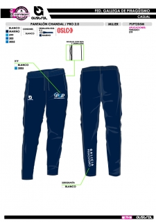 Pant. Chándal PRO 2.0 - Marino 2