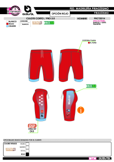 Culote Corto PRO 2.0 - Rojo 2