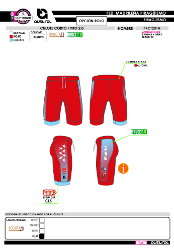 Culote Corto PRO 2.0 - Rojo