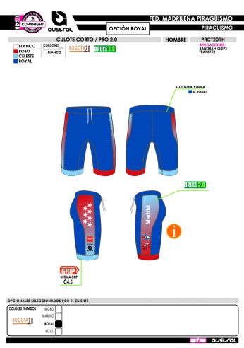 Culote Corto PRO 2.0 - Royal