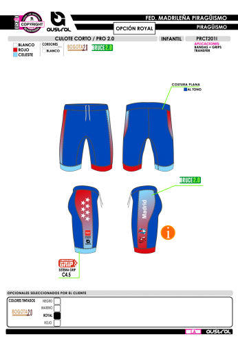 Culote Corto PRO 2.0 - Royal