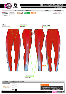 Malla Larga PRO 2.0 - Rojo 2