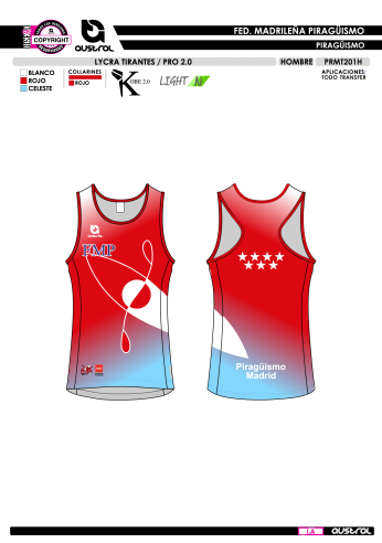 Lycra Tirantes PRO 2.0 - Rojo