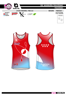 Lycra Tirantes PRO 2.0 - Rojo 2