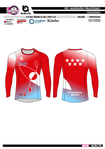 Lycra Térmica ML PRO 2.0 - Rojo