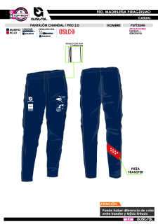 Pant. Chándal PRO 2.0 - Marino 2