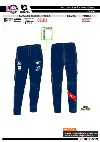 Pant. Chándal PRO 2.0 - Marino