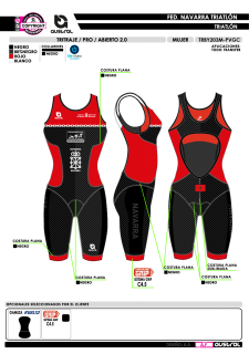 Tritraje PRO abierto 2.0 -... 2