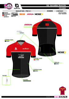 Maillot MC PRO 3.1 - Rojo 2