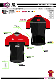 Maillot MC PRO 3.1 - Rojo 2