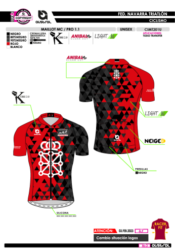 Maillot MC PRO 1.1 - Rojo