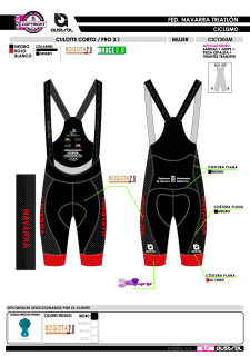 Culotte Corto PRO 3.1 - Negro 2