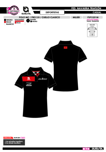 Polo MC PRO 2.0 Cuello Clásico -...