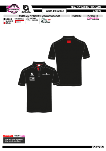 Polo MC PRO 2.0 Cuello Clásico -...