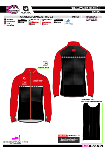 Chaq. Chándal PRO 3.3 - Negro