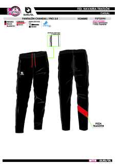 Pant. Chándal PRO 3.0 - Negro 2