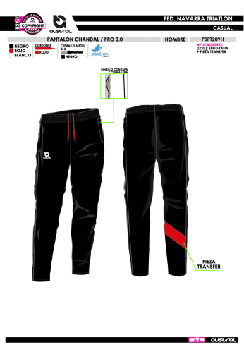 Pant. Chándal PRO 3.0 - Negro