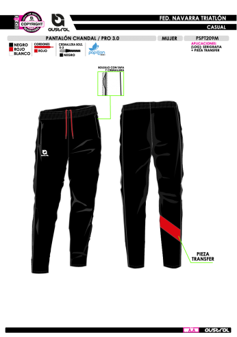 Pant. Chándal PRO 3.0 - Negro