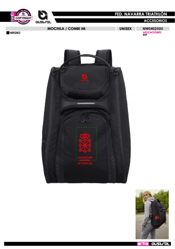 Mochila Combi IM - Negro