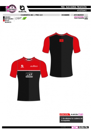 Camiseta MC PRO 2.0 - Rojo