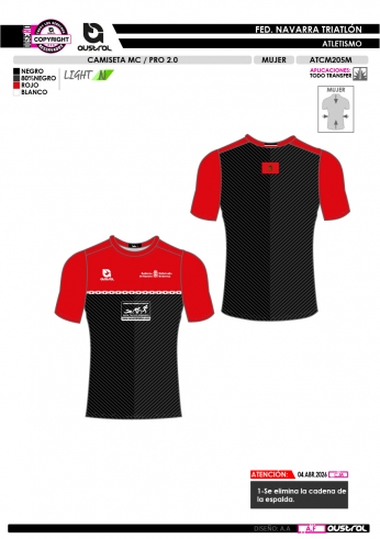 Camiseta MC PRO 2.0 - Rojo