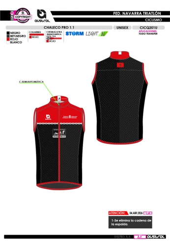Chaleco PRO 1.1 - Rojo