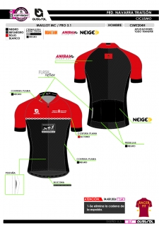 Maillot MC PRO 3.1 - Rojo 2