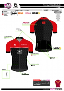 Maillot MC PRO 3.1 - Rojo 2
