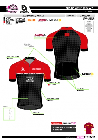 Maillot MC PRO 3.1 - Rojo