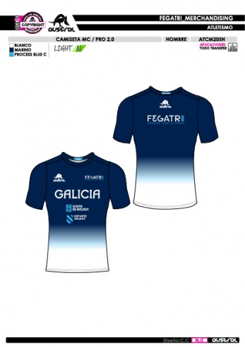 Camiseta MC PRO 2.0 - Marino