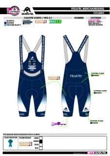 Culotte Corto PRO 3.1 - Marino 2