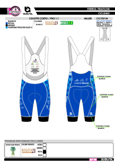 Culotte Corto PRO 1.1 - Royal 2