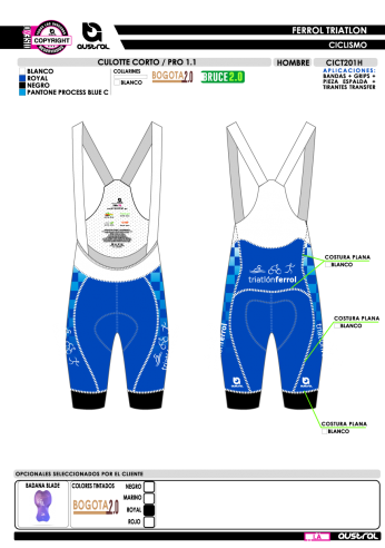 Culotte Corto PRO 1.1 - Royal