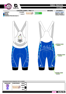 Culotte Corto PRO 1.1 - Royal 2