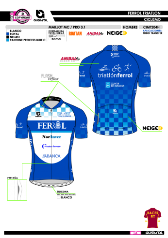 Maillot MC PRO 3.1 - Royal