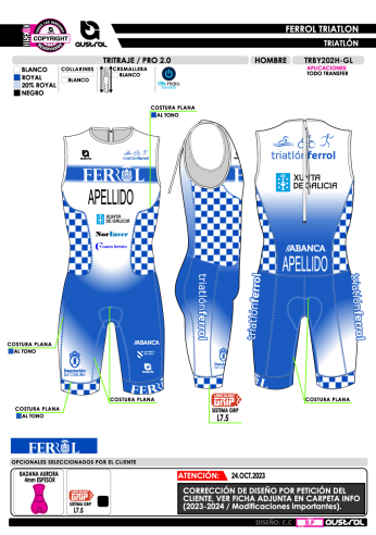 Tritraje PRO 2.0 - Blanco