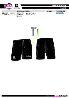 Bermuda PRO 2.3 - Negro 2