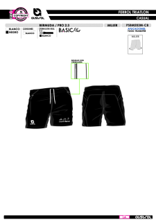 Bermuda PRO 2.3 - Negro 2