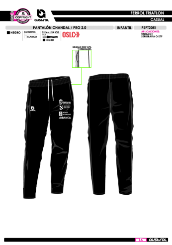 Pantalón Chándal PRO 2.0 - Negro