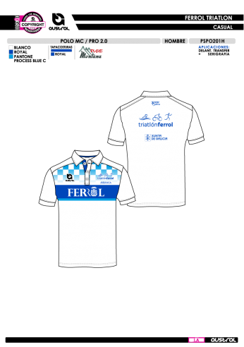 Polo MC PRO 2.0 Cuello Clásico - Blanco