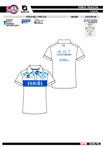 Polo MC PRO 2.0 Cuello Clásico - Blanco