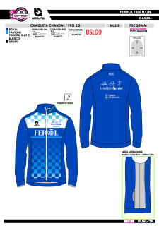 Chaq. Chándal PRO 2.3 - Royal 2