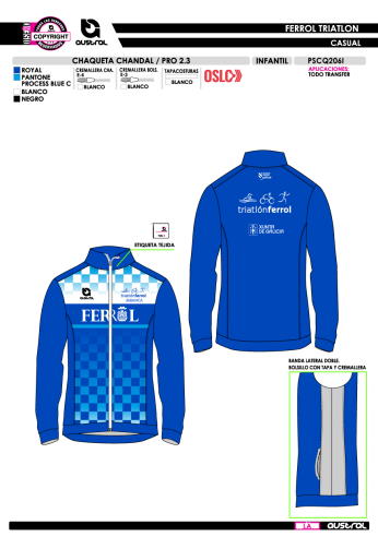 Chaq. Chándal PRO 2.3 - Royal