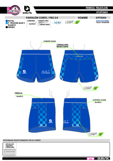 Pantalón Corto PRO 2.0 - Royal 2