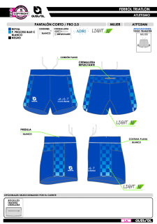 Pantalón Corto PRO 2.0 - Royal 2