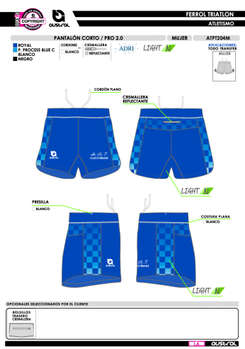 Pantalón Corto PRO 2.0 - Royal