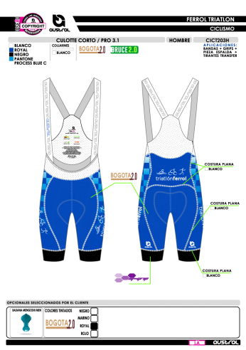 Culotte Corto PRO 3.1 - Royal